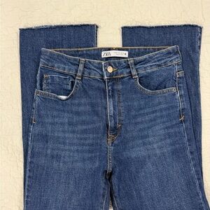 Zara Womens Classic Blue Straight Leg Jeans Size 6